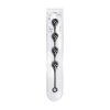 Silicone Waterdrop Anal Balls - XL - 50mm - Black